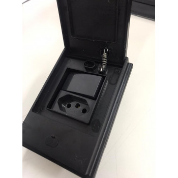 CJ INTERRUPTOR PARALELO + TOMADA 20A - BLUX B.L'ACQUA BLACK GRAFITE CJ INTERRUPTOR PARALELO + TOMADA 20A - BLUX B.L'ACQUA BLACK GRAFITE